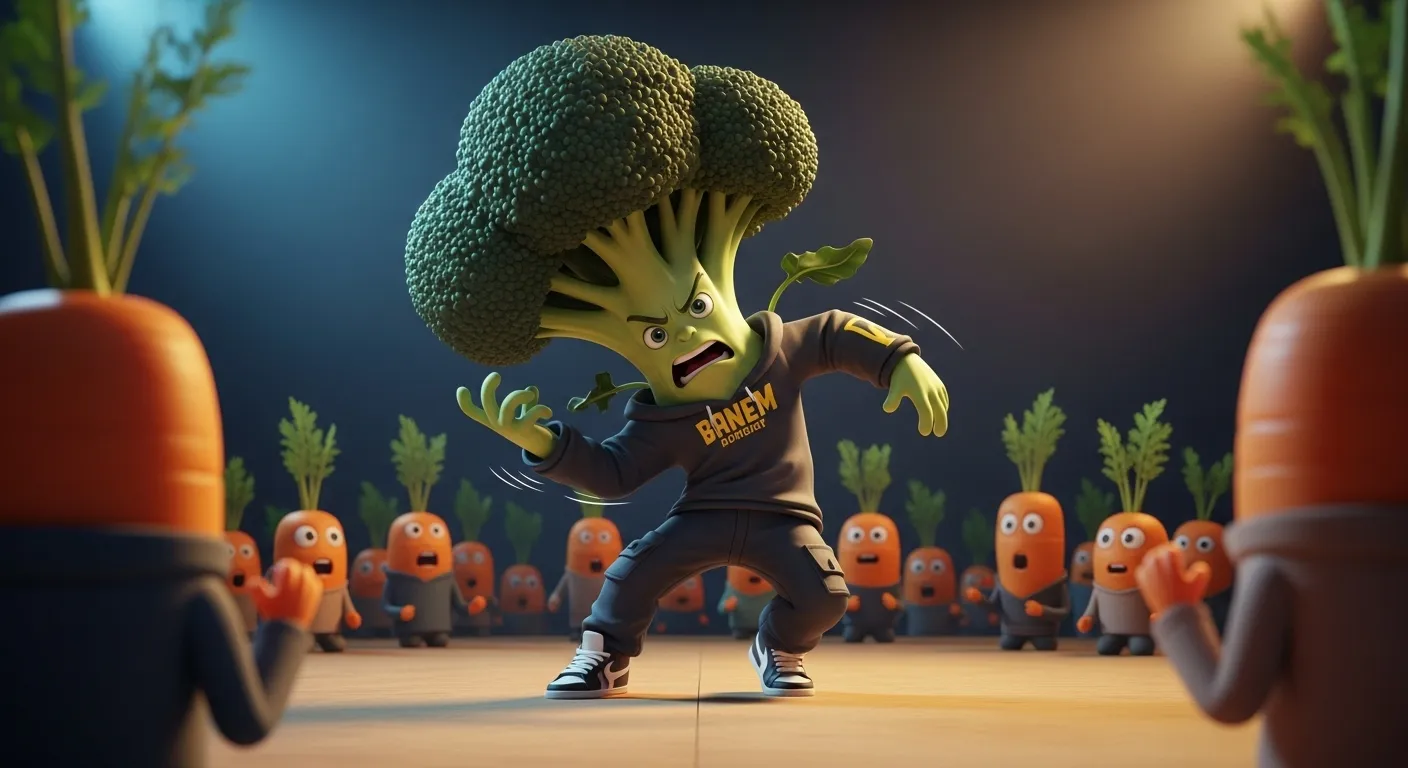 Broccoli's Krumping Joy.
