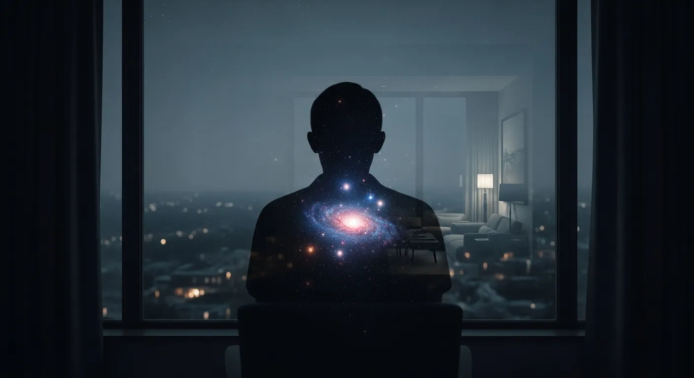 Cosmic Reflection Silhouette