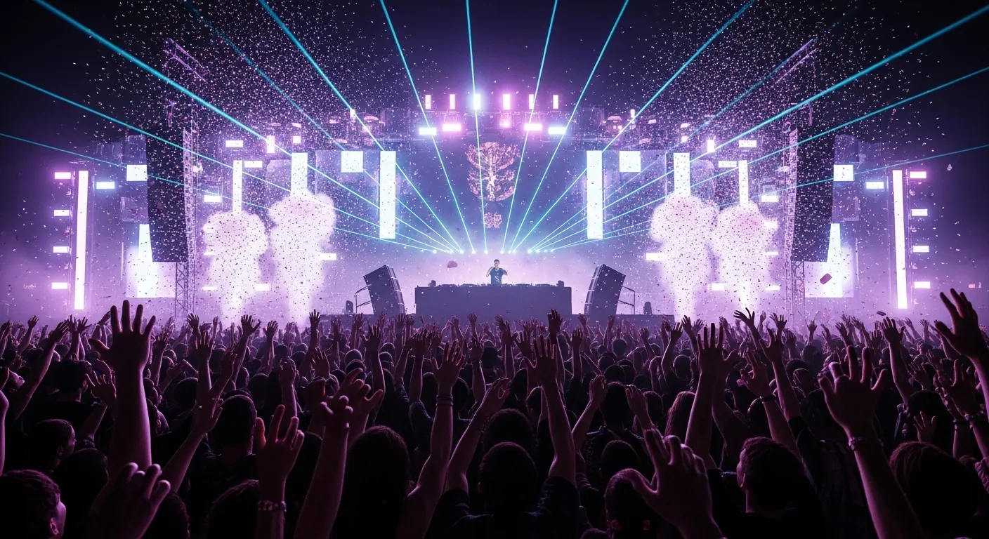 Epic Music Festival Scene