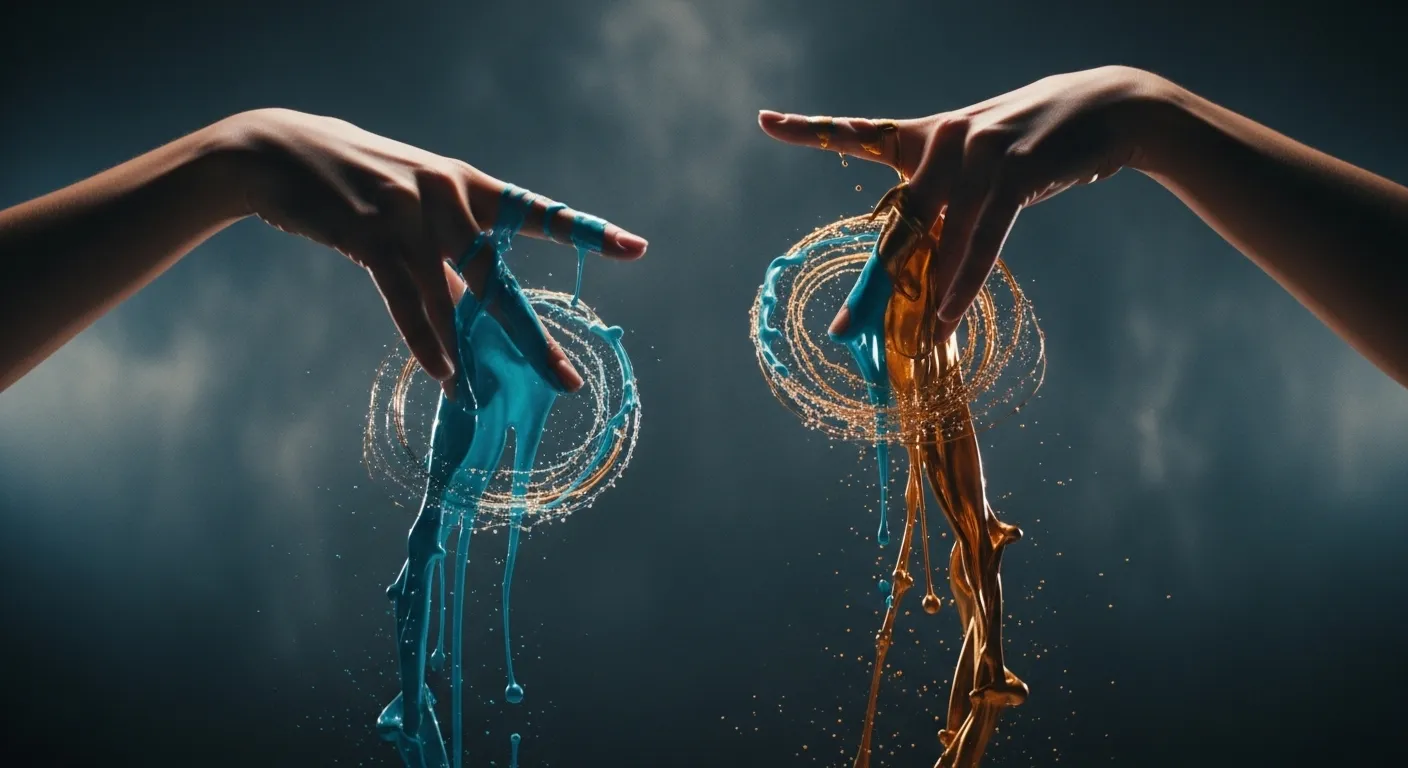 Ethereal Hands, Liquid Paint