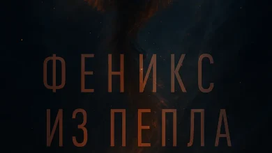 Феникс из Пепла: Песня о том, как возродиться, когда от тебя остался лишь пепел Официальная обложка трека «Феникс из Пепла». Изображение темного феникса, который возрождается из огненного пепла.