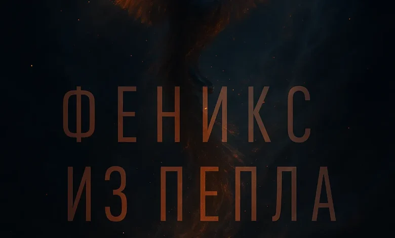 Феникс из Пепла: Песня о том, как возродиться, когда от тебя остался лишь пепел Официальная обложка трека «Феникс из Пепла». Изображение темного феникса, который возрождается из огненного пепла.