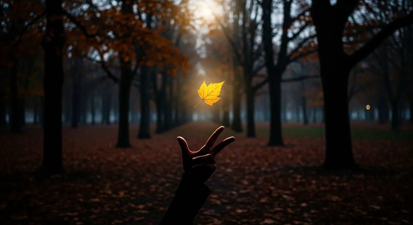 Frozen Leaf, Vogue Hand.