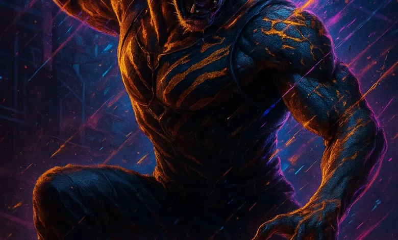 Глитч Тигра: история песни о том, как сорвать свою цифровую маску Обложка песни «Глитч Тигра». Арт в стиле киберпанк с тигром-воином, который символизирует срыв цифровой маски.