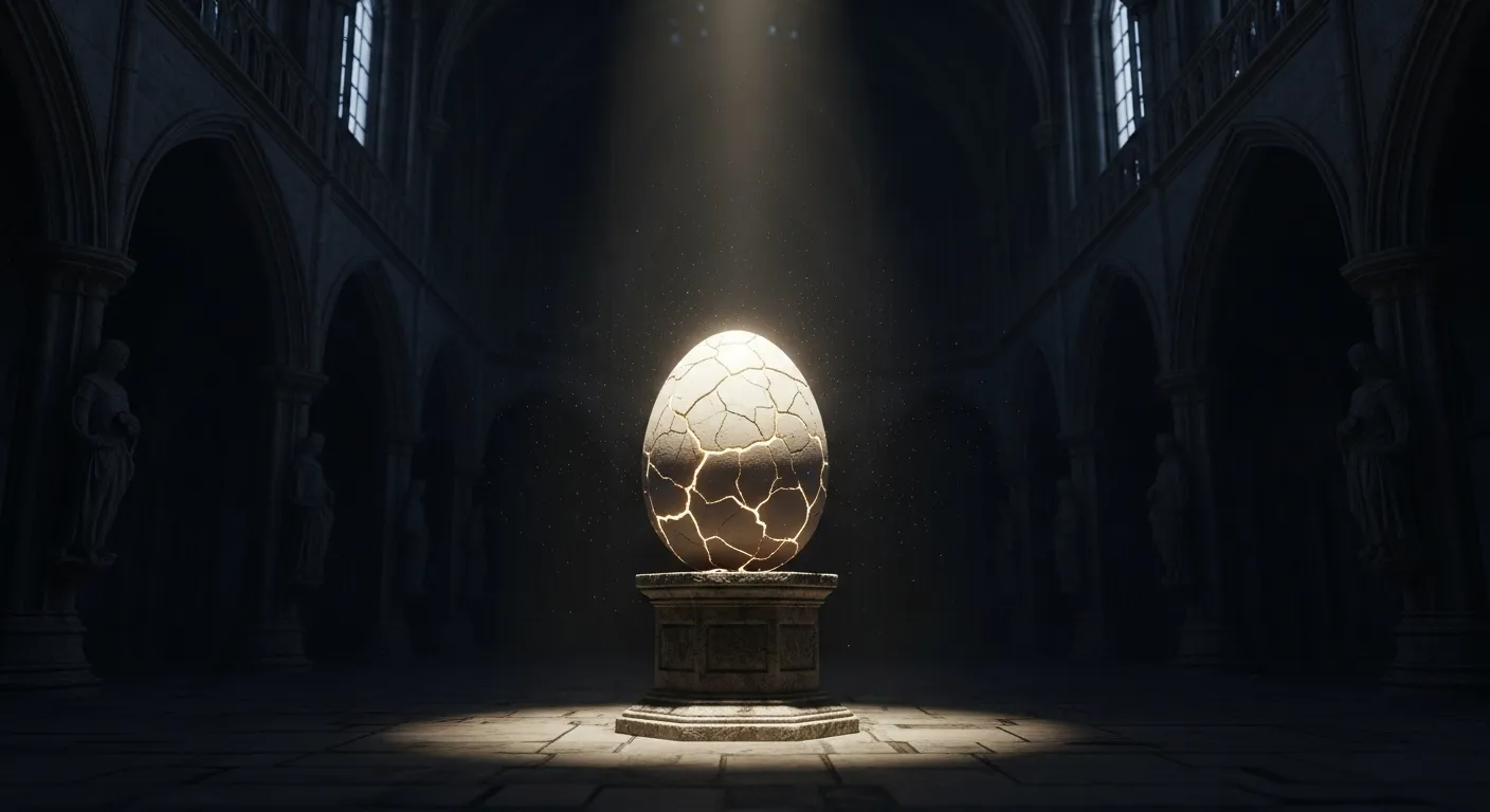 Glowing Porcelain Egg