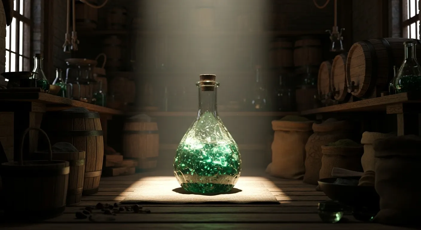 Green Pigment Flask