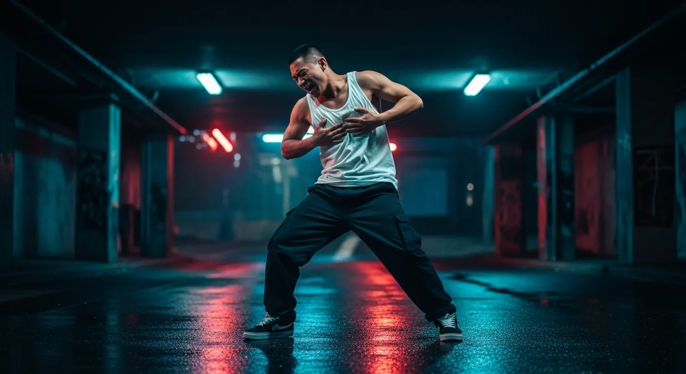 Krump Dance in Urban Alley
