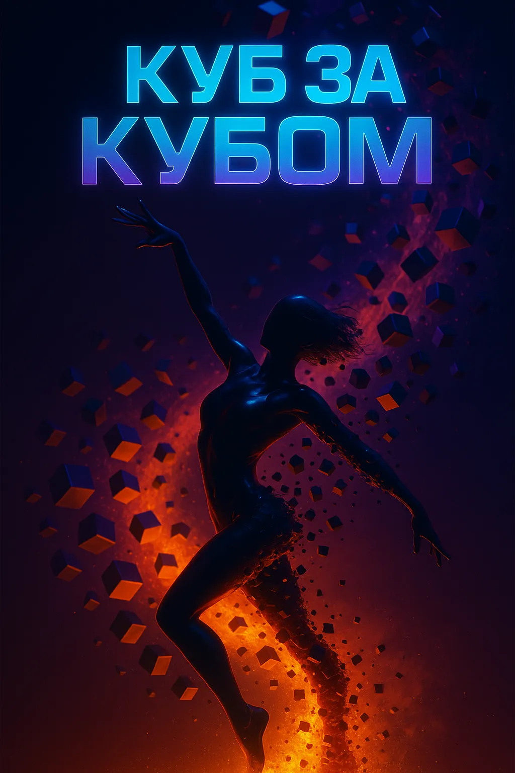 Куб за Кубом — история песни о том, как танец становится гимном твоей свободы Официальная обложка для песни «Куб за Кубом». Силуэт девушки в экспрессивном танце вырывается из вихря черных кубов.