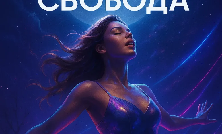 Лунная Свобода: Как ночной город подарил гимн абсолютному освобождению Официальная обложка трека «Лунная Свобода». Девушка в состоянии эйфории на фоне огромной луны и неоновых световых линий.