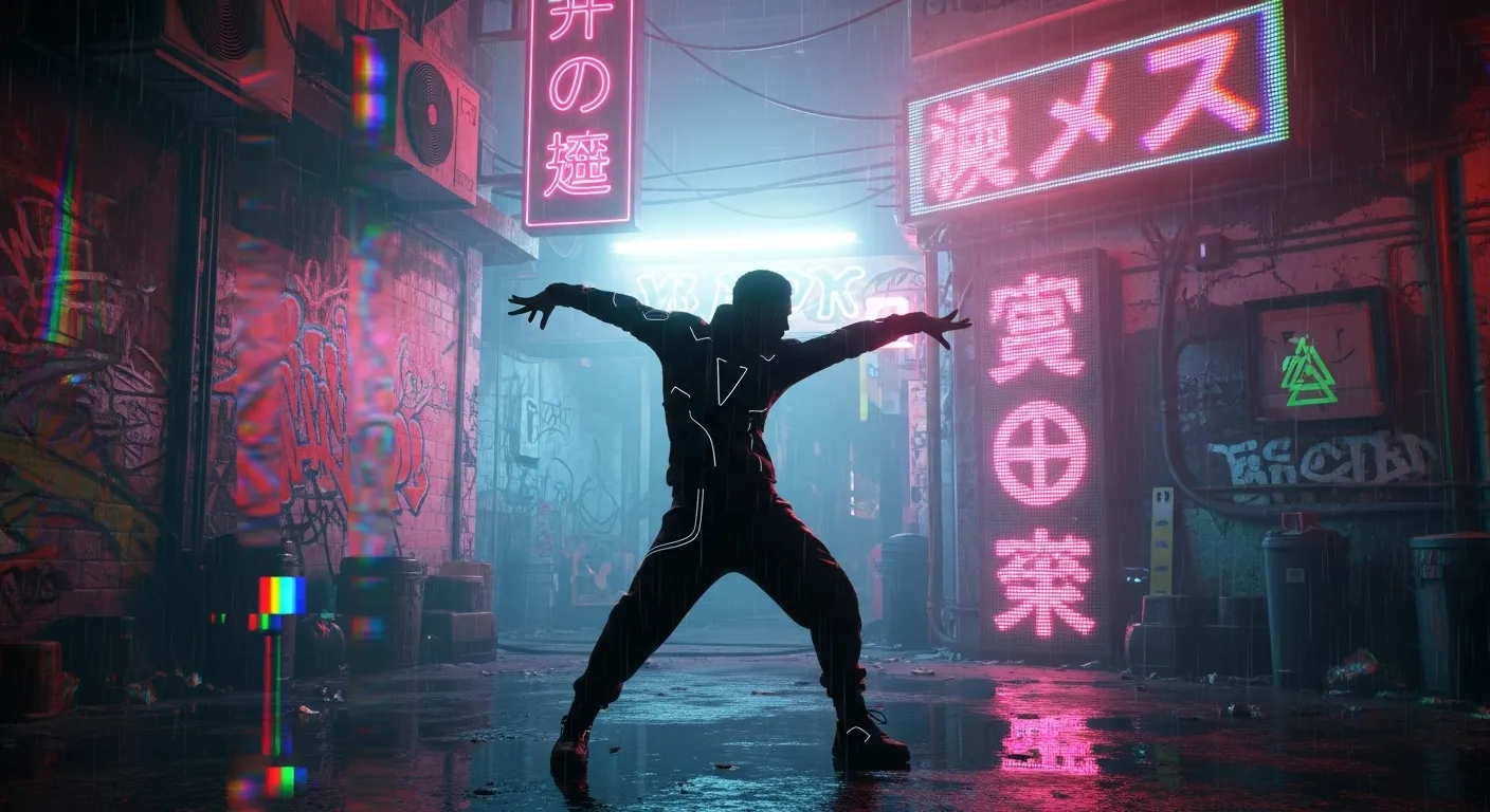 Neon Waacking Glitch