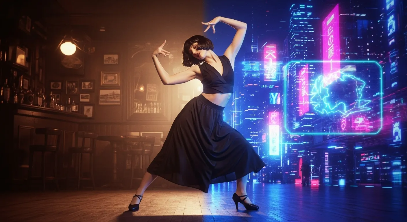 Retro-Futurism Dance Fusion