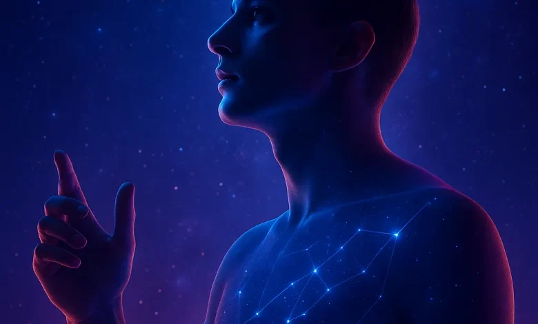 Внутренний Космос: история песни о вселенной, которая живет внутри каждого из нас. Атмосферная обложка песни orDor – «Внутренний Космос». Артист на фоне космоса, на его груди светится созвездие.