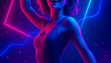 Зажигай!: история трека, который призван высвободить твой внутренний огонь Обложка трека orDor – «Зажигай!»: девушка танцует в неоновом свете, символизируя энергию клубного EDM хита.