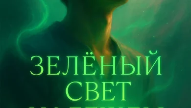 Зеленый Свет Надежды: Музыка для тех, кто ищет выход из тумана Обложка песни «Зеленый Свет Надежды». Мужчина в потоке зеленого света и маленький росток символизируют музыку и трансформацию.