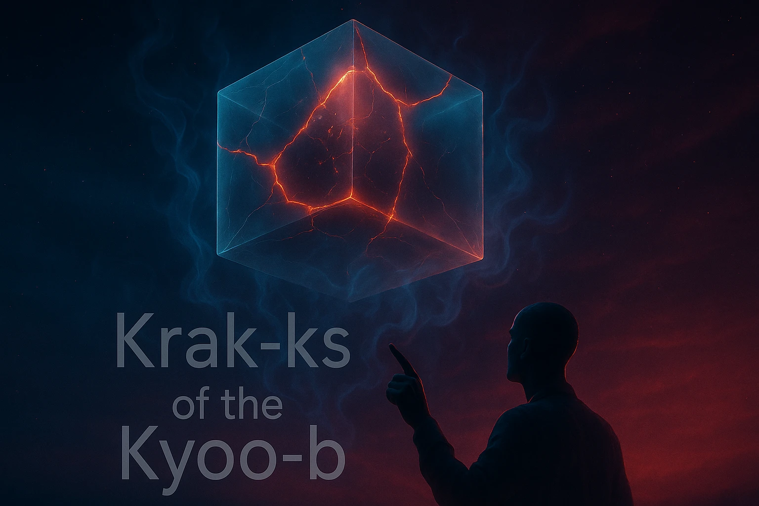 Что скрывает «Krak-ks of the Kyoo-b»: история песни о человеке с кубом на плечах Обложка трека orDor – «Krak-ks of the Kyoo-b». Силуэт человека и трескающийся куб, символизирующий потерю цифровой личности.